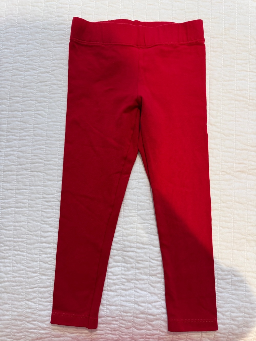bella bliss Red Girls' Stretch Leggings 5-6